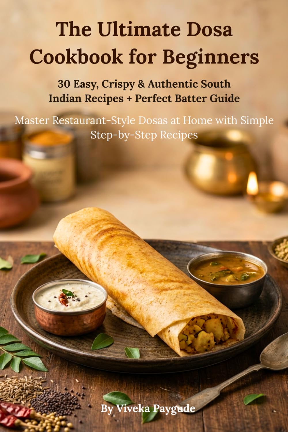 The Ultimate Dosa Cookbook for Beginners: 30 Easy, Crispy & Authentic South Indian Recipes + Perfect Batter Guide