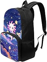Vista 231 de American Flag Fire Galaxy Pattern Kids Backpack for Boys Girls Elementary Students Bookbag Middle School Bag Lightweight Children Travel Bag