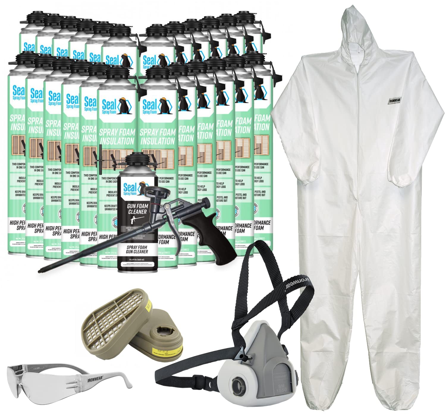 Buy Seal Spray Foam CCI Foam Can Kit w/ 600 Board FT24 Cans, Foam