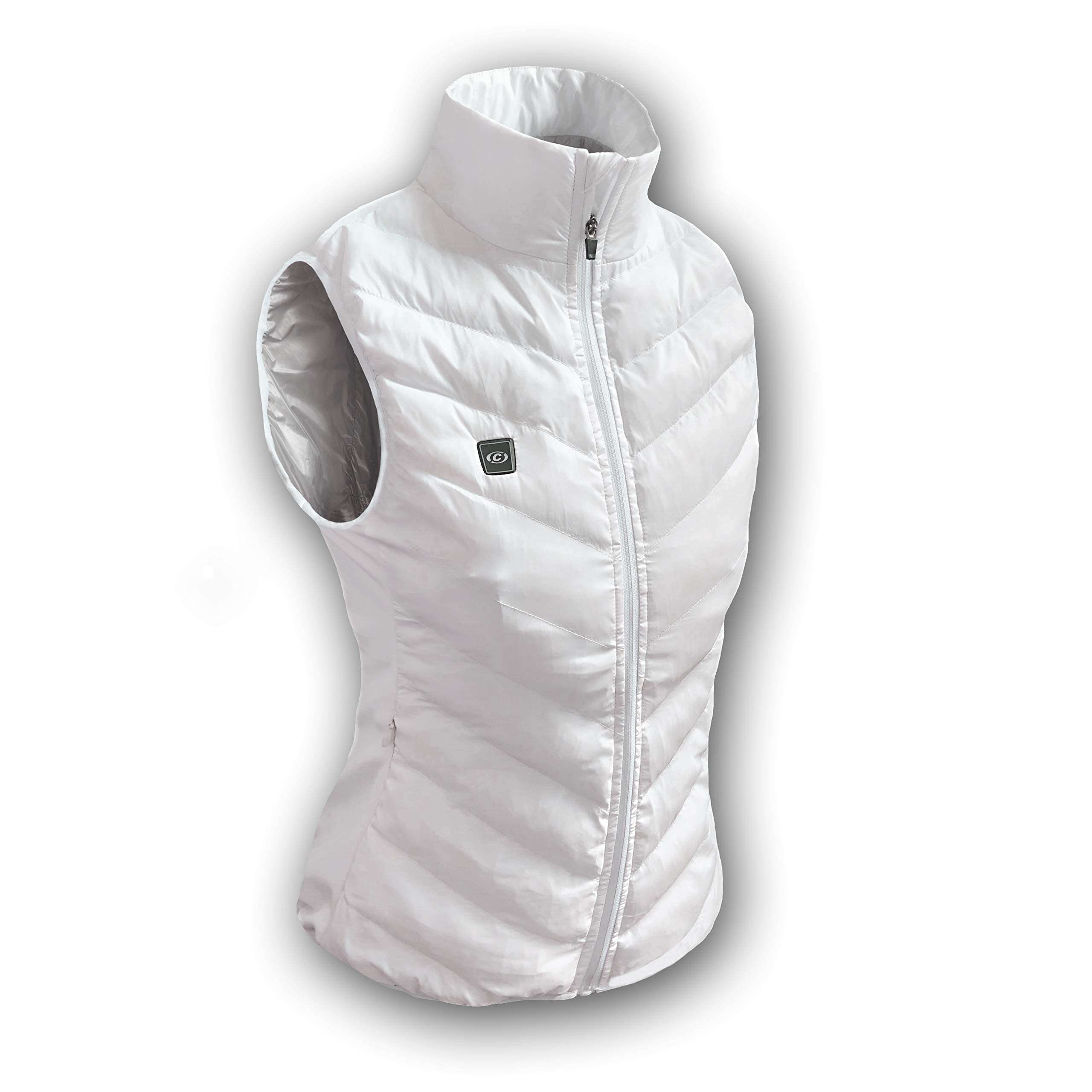 vestito calore usb women white powerbank