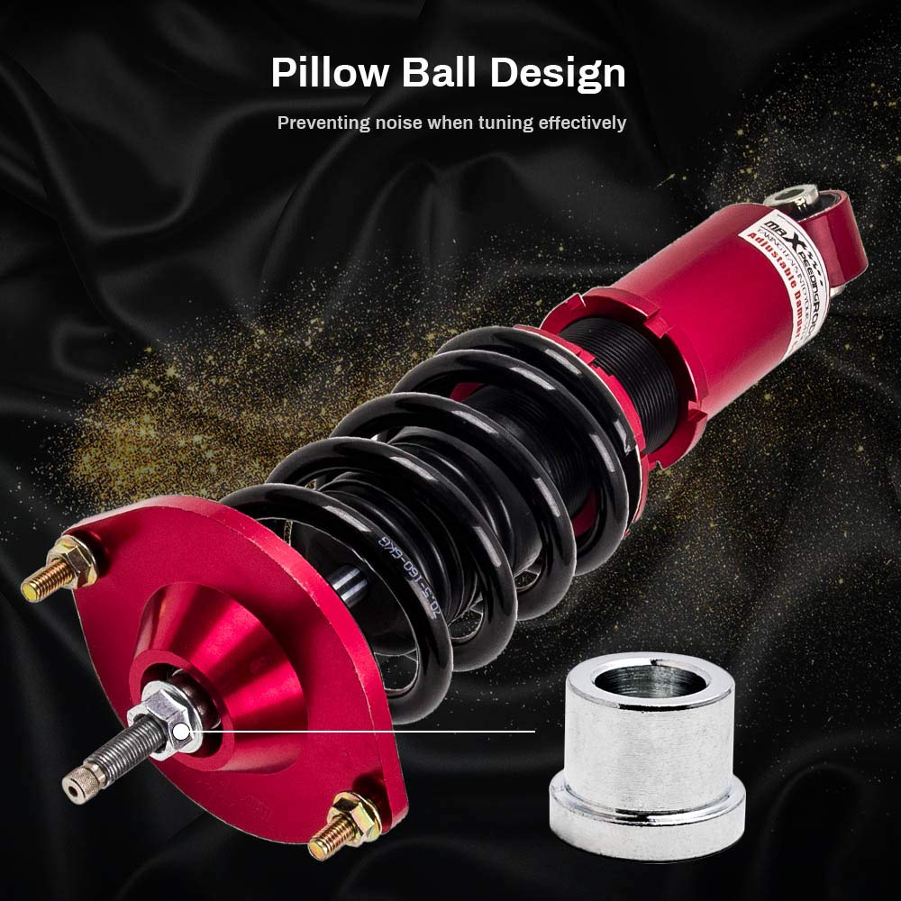 Coilovers with 24 Way Adjustable Damper for Mazda Miata MX5 MX5 NA NB 19892005 SE/LE/STO/LS/M