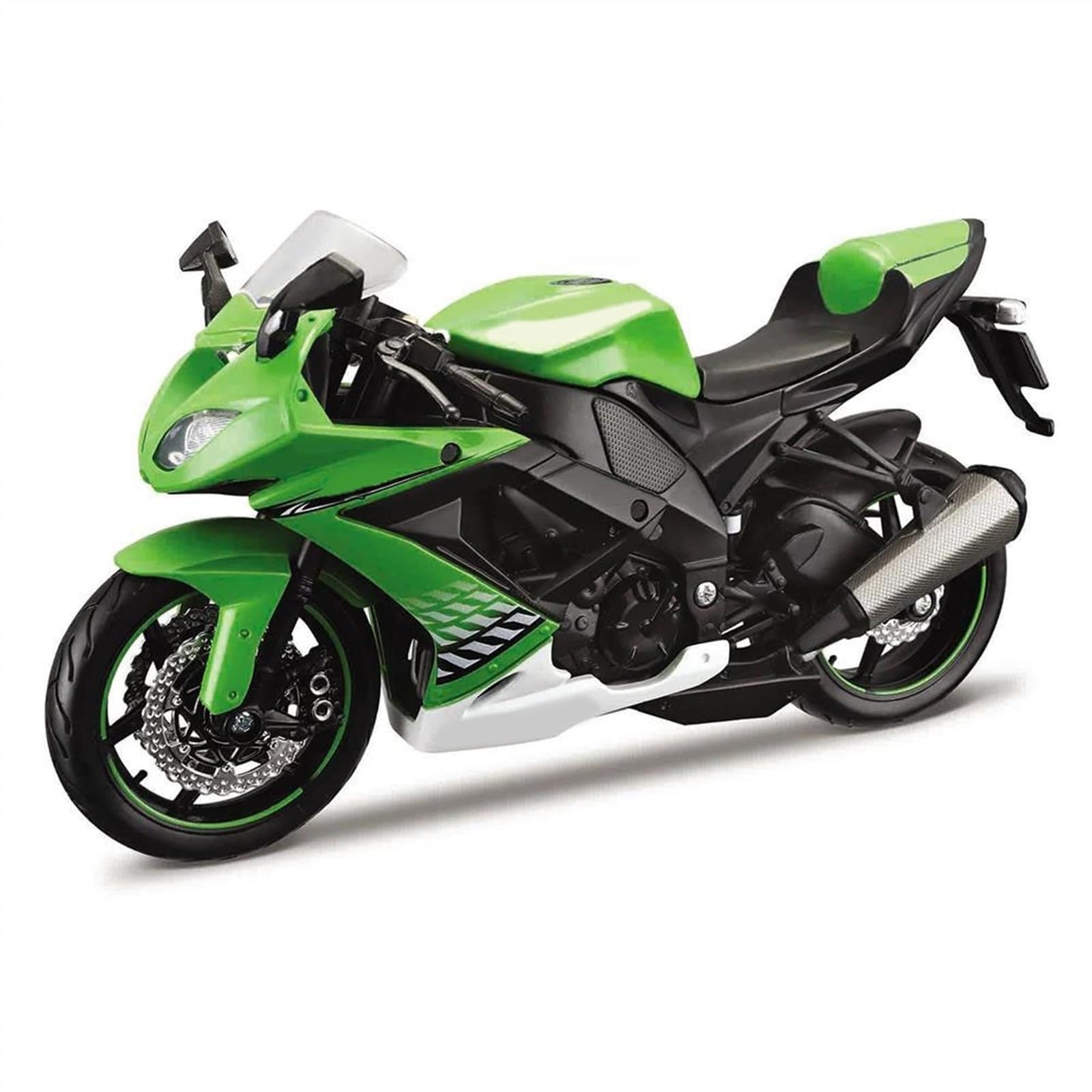 Modello in Scala per Kawasaki ZX10R 2010 1/12 Modellino di Moto in Metallo Pressofuso Moto da Collezione