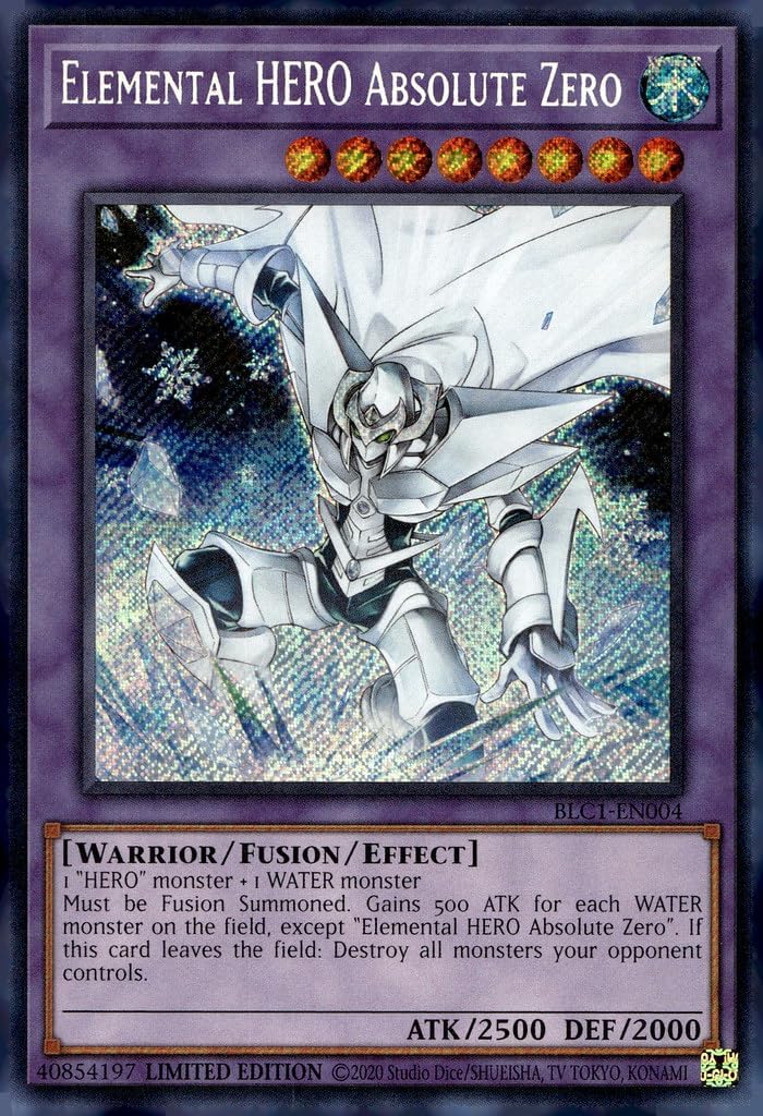 YUGIOH! Elemental Hero Absolute Zero BLC1EN004