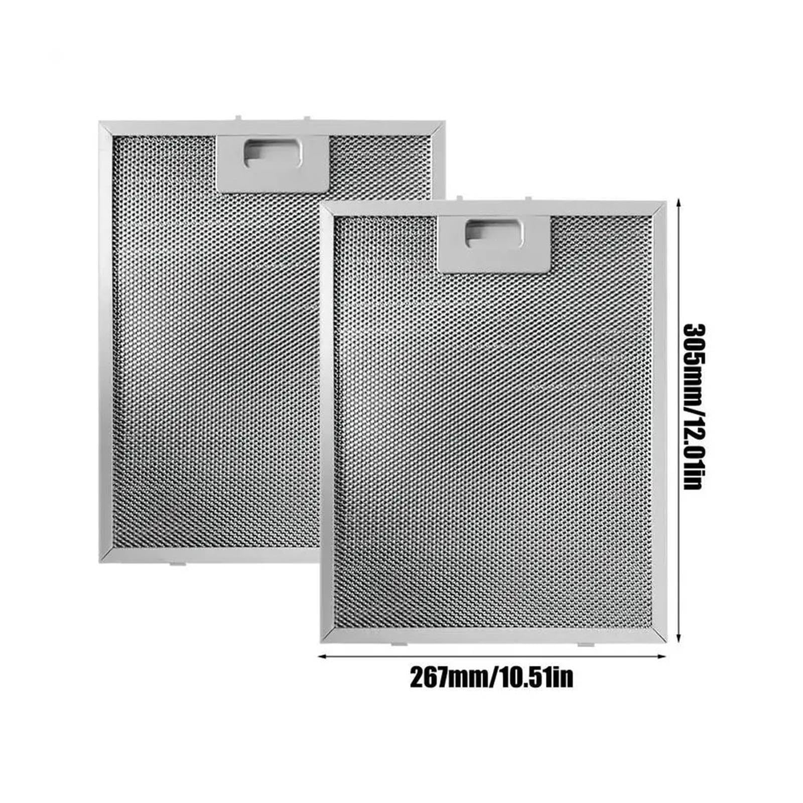 Herd Kapuze Filter Ersatz 305 X 267mm Aluminium Mesh Fettfilter