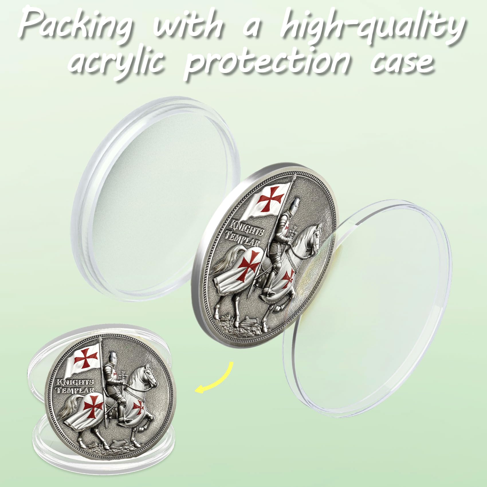 ACGZQY Knights Templar Coin - Image 4