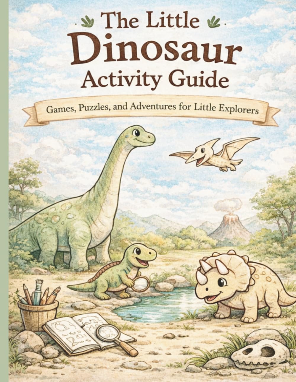 The Little Dinosaur Activity Guide: Games, Puzzles, and Adventures for Little Explorers