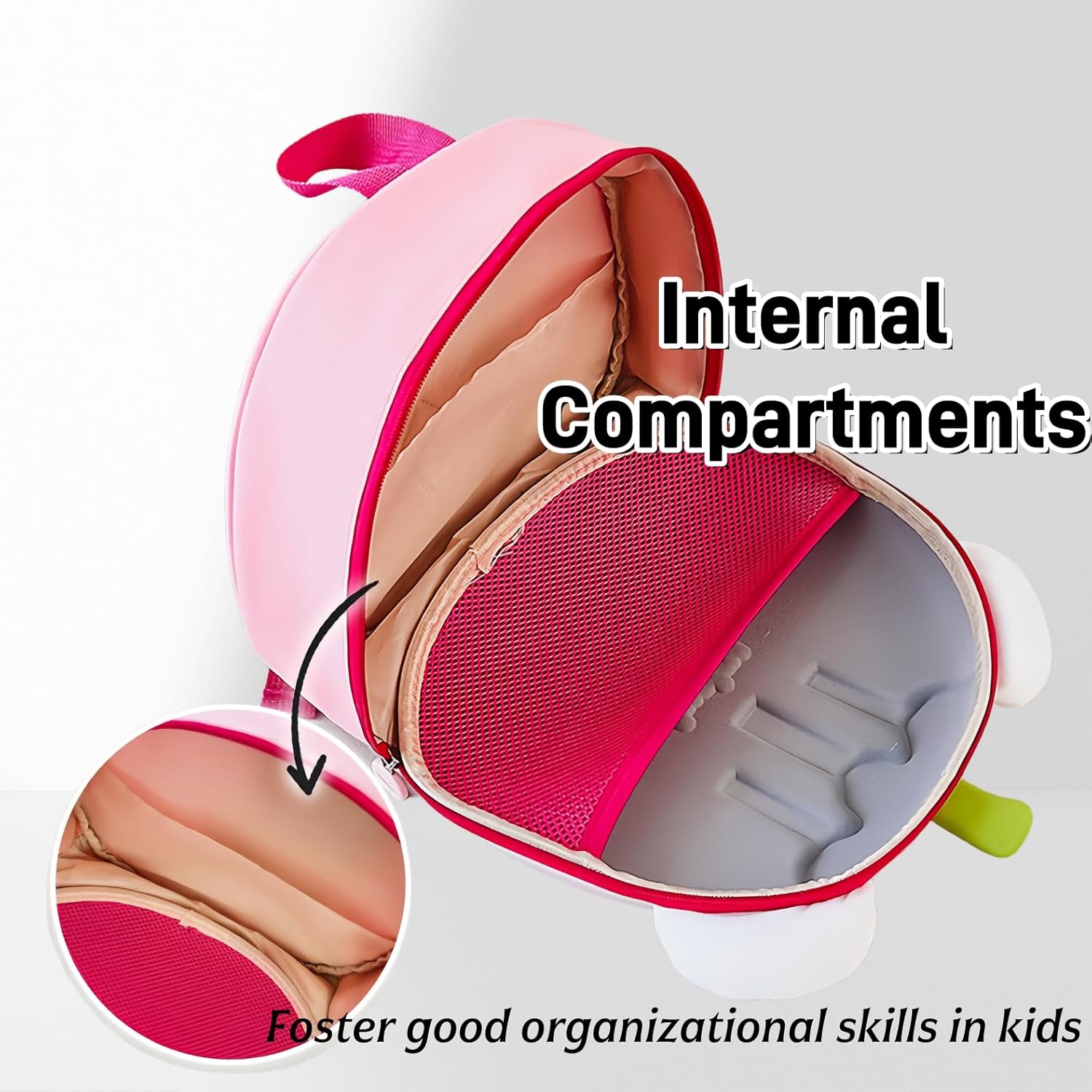 Cute Kids Backpack for Kindergarten Preschool Toddler Kawaii Bag for Girls and Boys 3-6 Cartoon Children Birthday Gifts (Pink) - Image 4