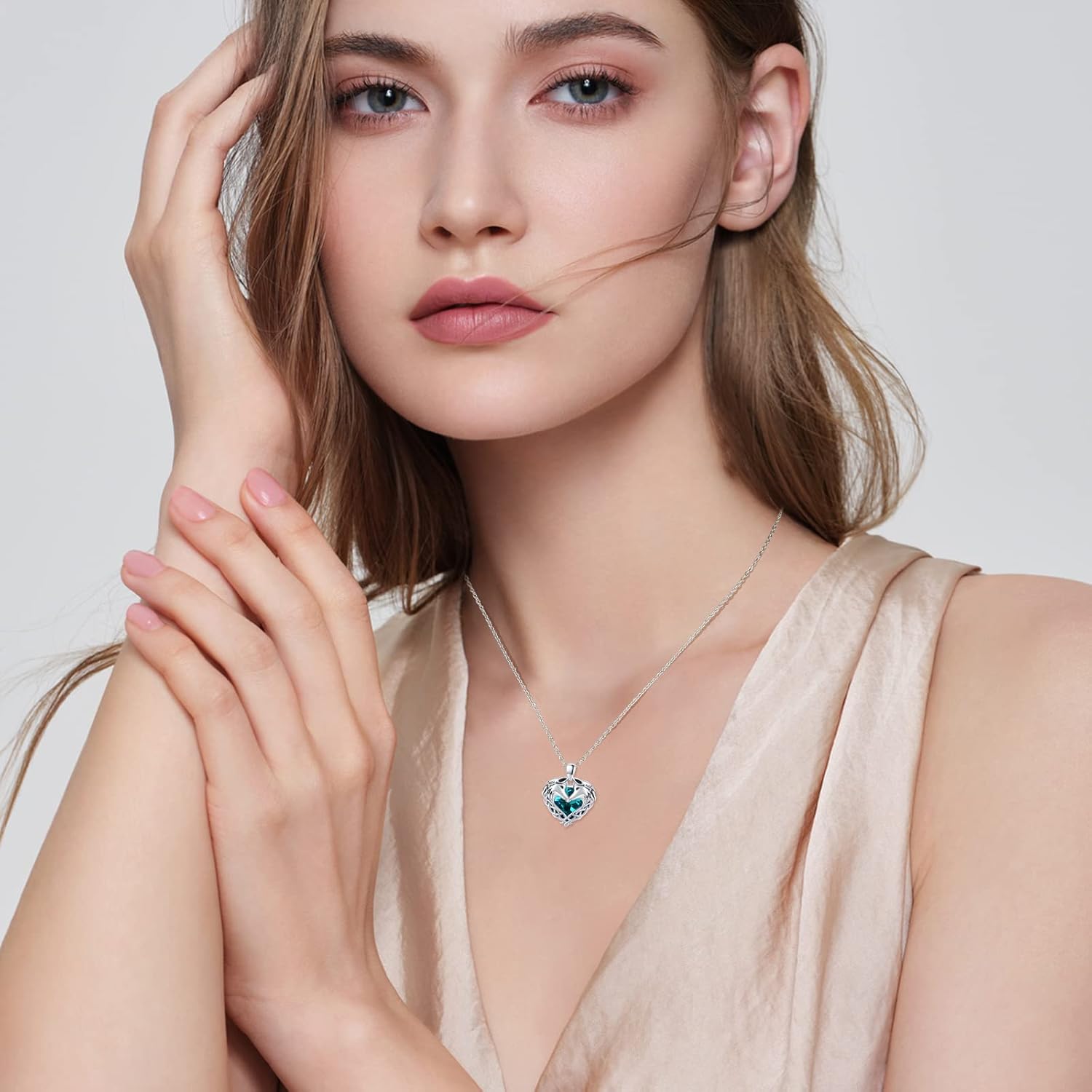 Dragon/Horse/Wolf Necklace for Women 925 Sterling Silver Celtic Knot Animal Pendant Necklace Jewelry Gift for Women - Image 3