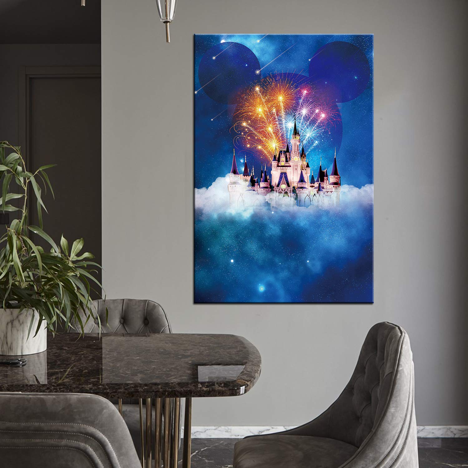 Disney EXPO ディズニー　エキスポ　アートパネル　ポスター　イラスト ディズニー クラシックポスター｜ミッキー＆ミニー ピアノアートパネル