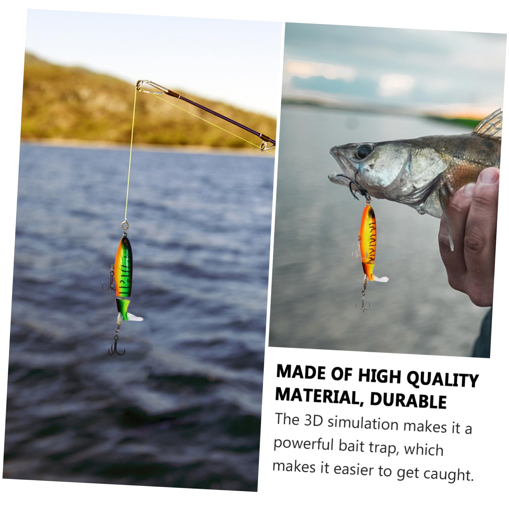 TOYANDONA Carnada Anzuelo Triple Aparejos De Pesca En El Mar Cebos Tanque Largo Artificial Cebo De Simulación Herramienta De Pesca Equipo De Pesca Al Aire El Plastico