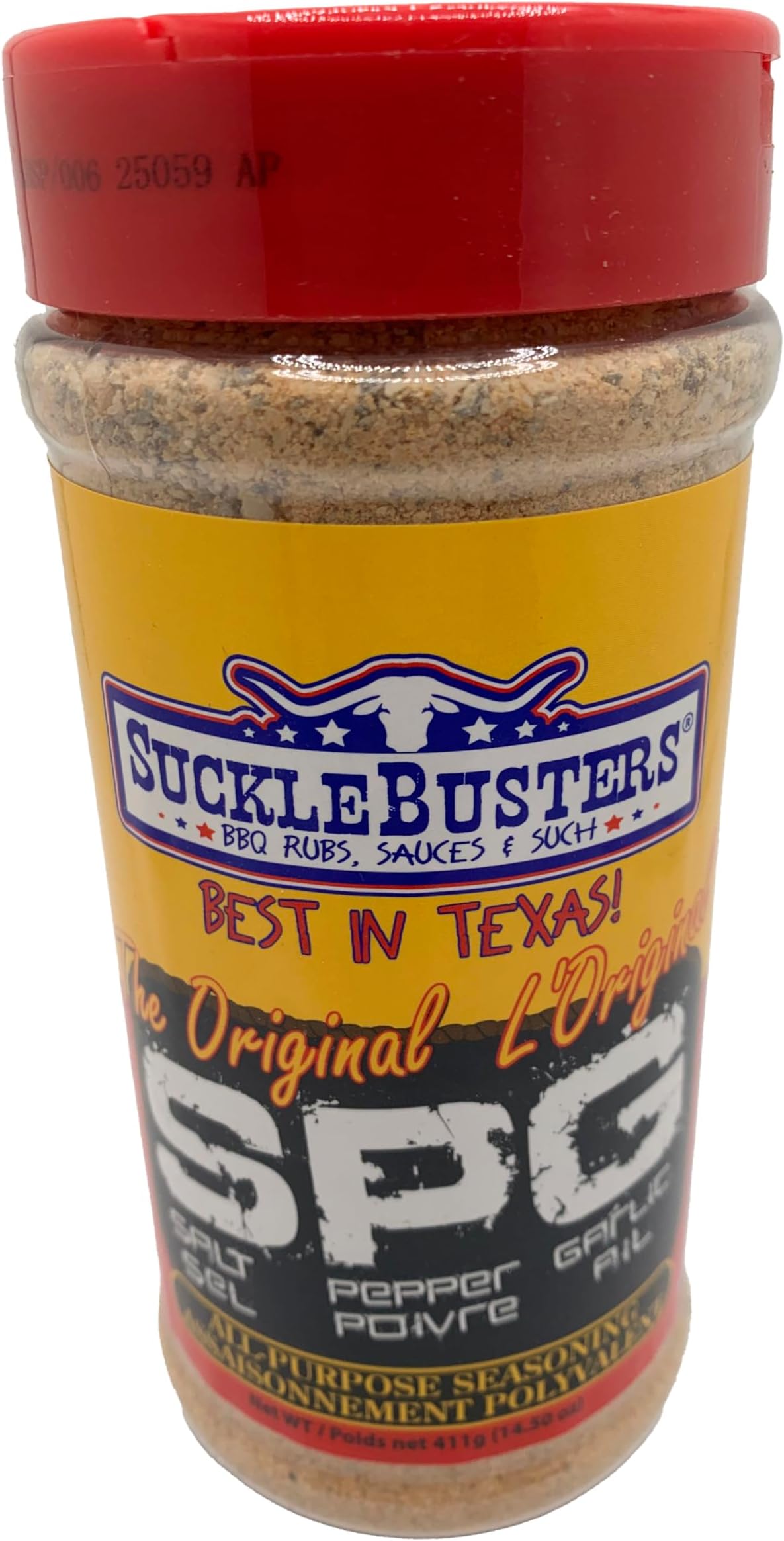 SuckleBusters Salt Pepper Garlic SPG BBQ Rub 14.50 ounce