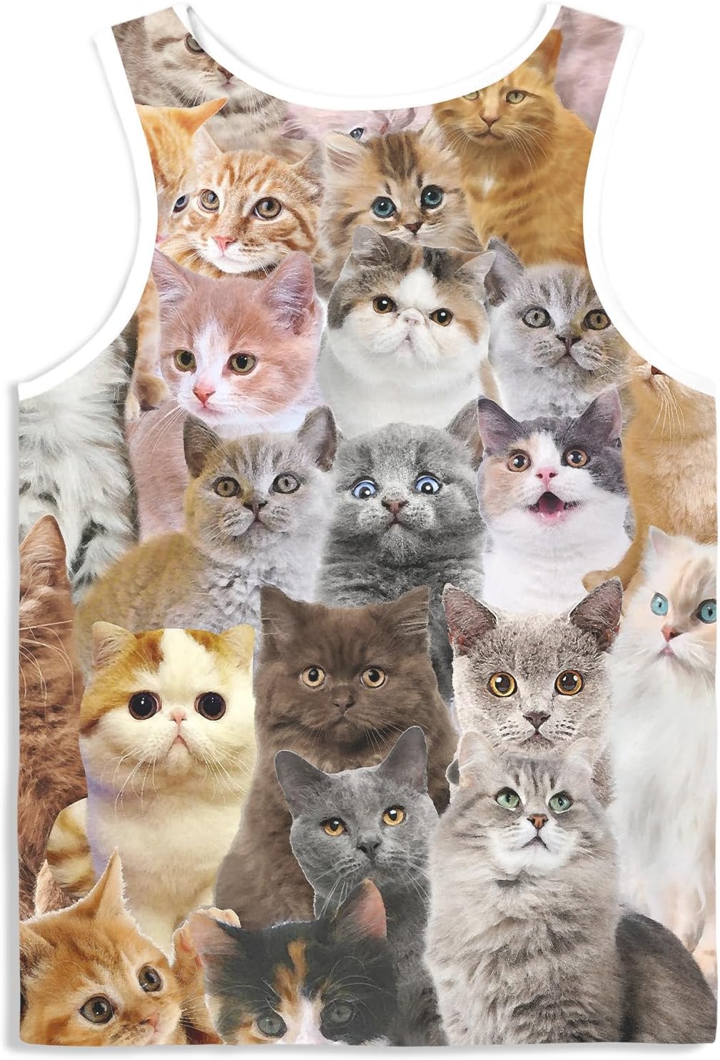 Linnhoy Boys Graphic Tanks Tops Unisex Kids 3D Print Colorful Sleeveless Tank Shirts Girls Novelty Summer Vest 4-16 Years - Image 3