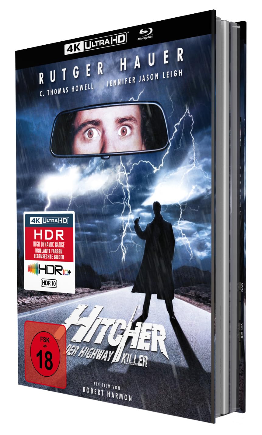 Hitcher, der Highway Killer - 2-Disc Limited Collector's Edition Mediabook (4K Ultra HD + Blu-ray) (Fernsehjuwelen)