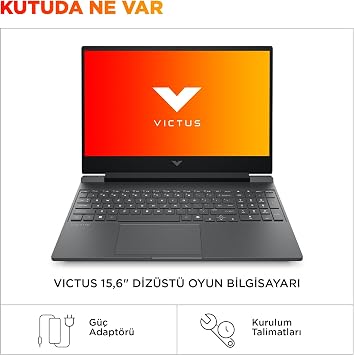 HP Victus | NVIDIA GeForce RTX™ 5060 8GB | AMD Ryzen™ AI 7 350 | 16 GB DDR5-5600 RAM | 1 TB PCIe® Gen4 NVMe™ M.2 SSD | 15.6 FHD 144Hz Ekran | Free Dos | Oyun Bilgisayarı | C21PCEA
