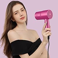 Vista 7 de AINA Hair Dryer with Diffuser, Blow Dryer for Women Advanced Ionic Technology, Ceramic Coating Cold Shot Features Turbo Heat for Fast Drying and