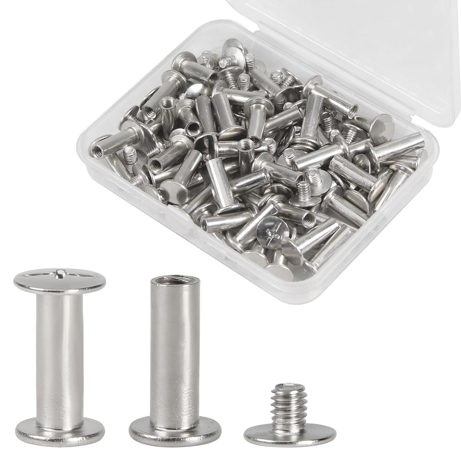 Bronze Phillips Binding Screws - 150 Pcs Kit -17