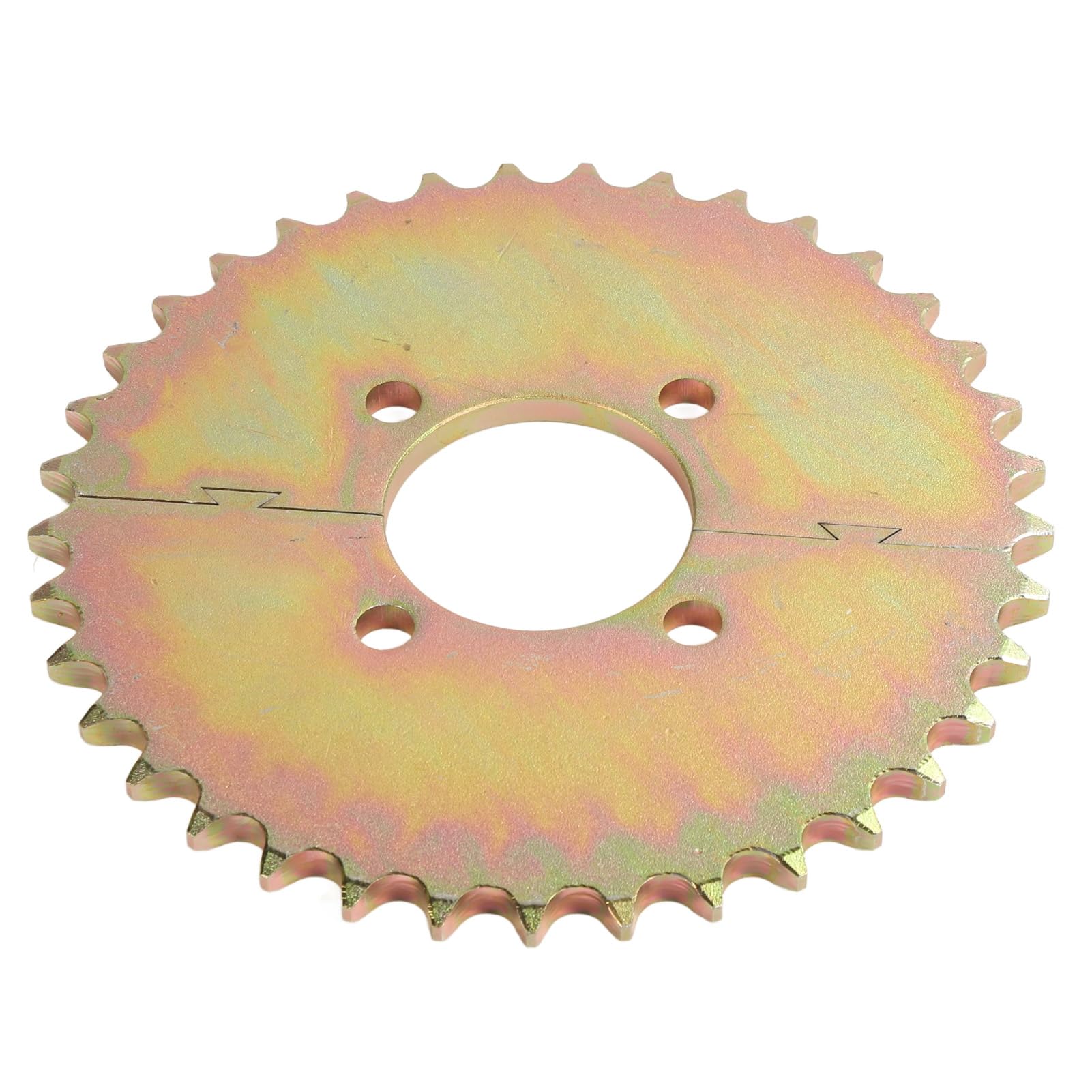 Pignon de chaîne séparable 530 37T, pignon de Kart en Acier, pièce de Modification de VTT à 4 Trous de 58 mm, pignon de pignon Durable à 37 Dents pour des Performances et Une