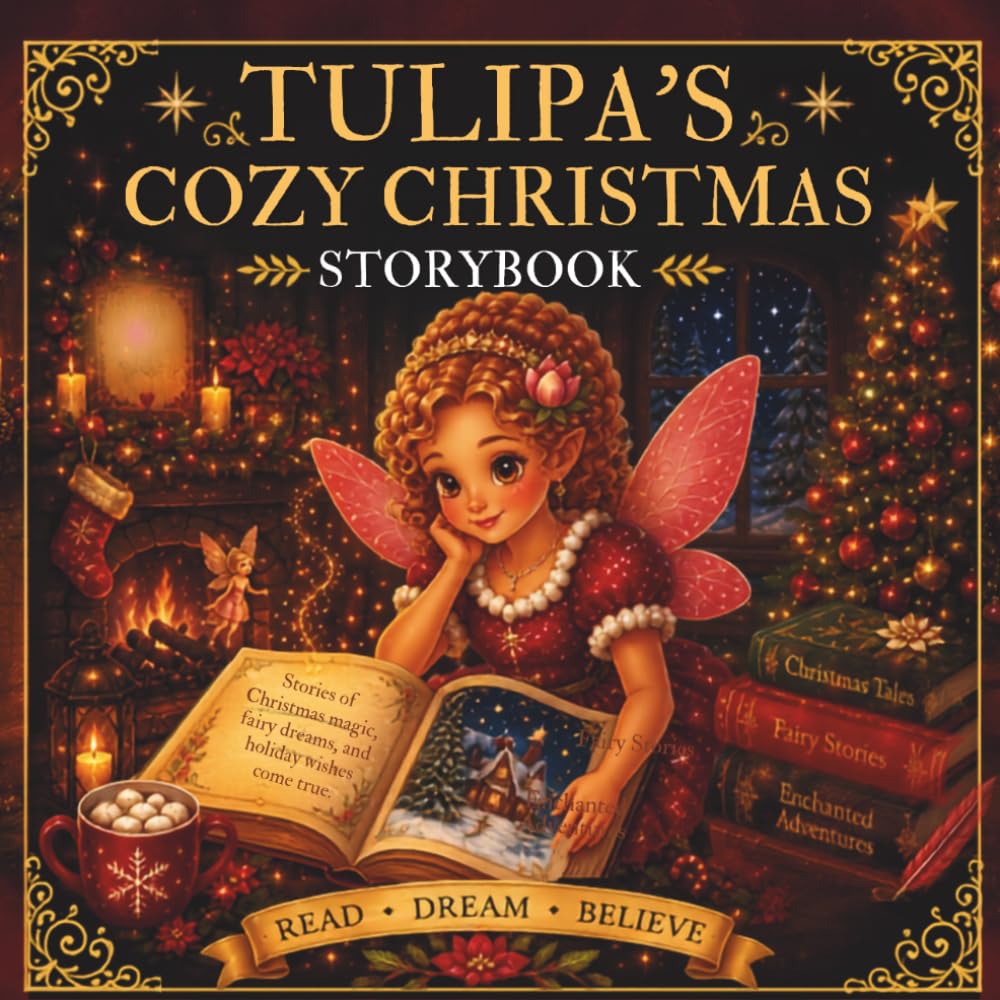 Tulipa's Cozy Christmas Storybook; Fairy Magic, Festive Fun and Holiday Cheer Reading Picture book for Kids (The Tulipa Fairy Princess Adventure Series)