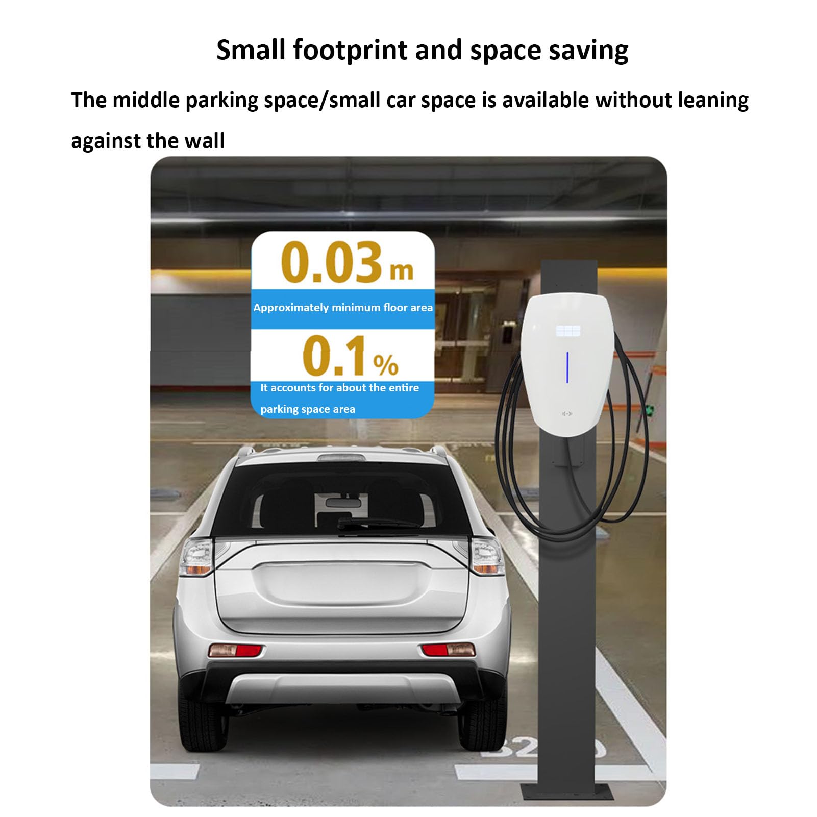 Zewnętrzny stojak na ładowarkę EV, stacja ładująca do pojazdów elektrycznych na każdą pogodę, trwały uchwyt podłogowy do nowych pojazdów energetycznych