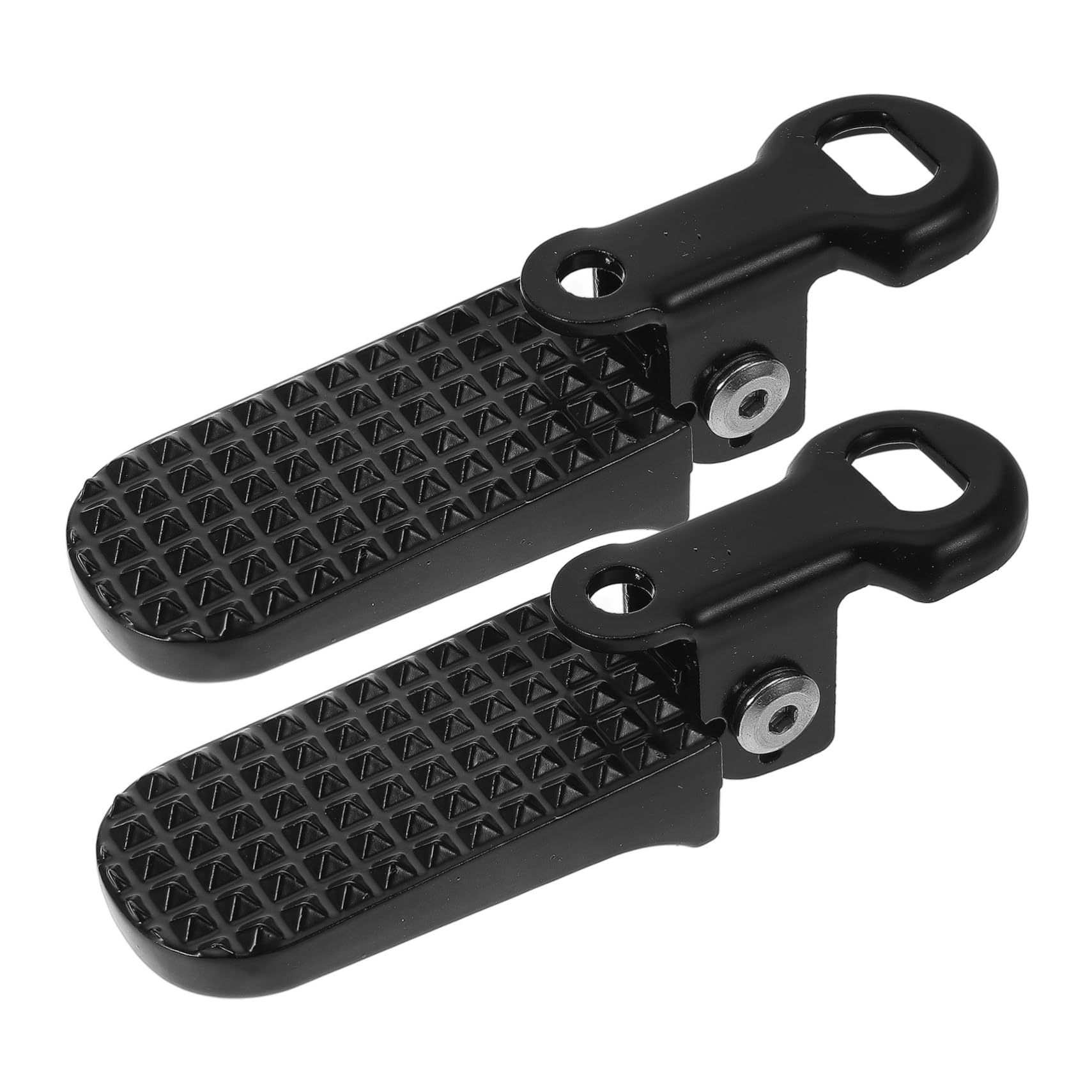Hemoton 1 Pair Rear Folding Pedal Board Foot Pegs Electric Bike Accessories Foot Pegs for E-Bike Footrest
