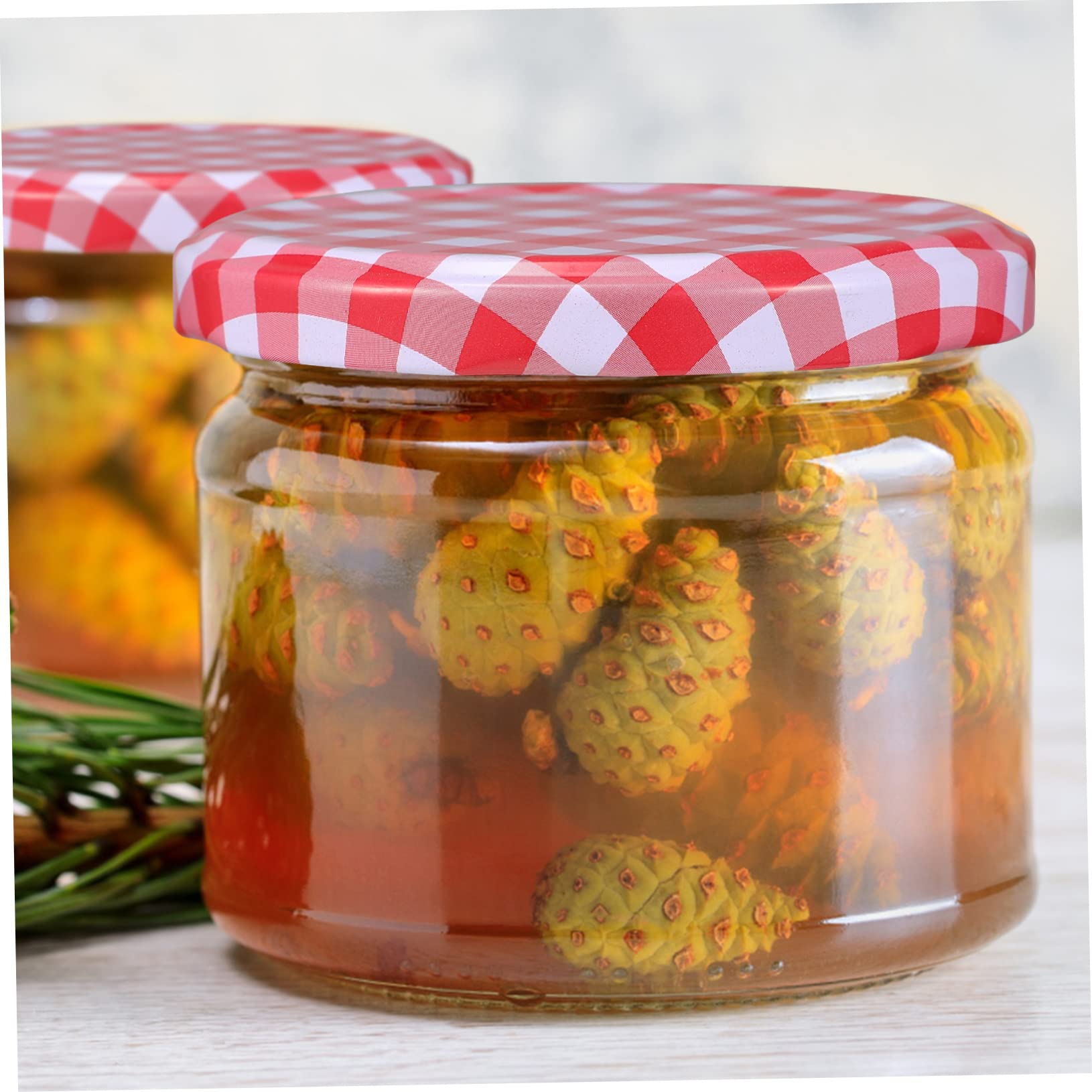 OUNONA Coperchi Elegante Barattoli Sigillanti in e 200 Latta per Pezzi Ermetici Conservare Design Marmellate, Salse e Spezie per Uso Domestico