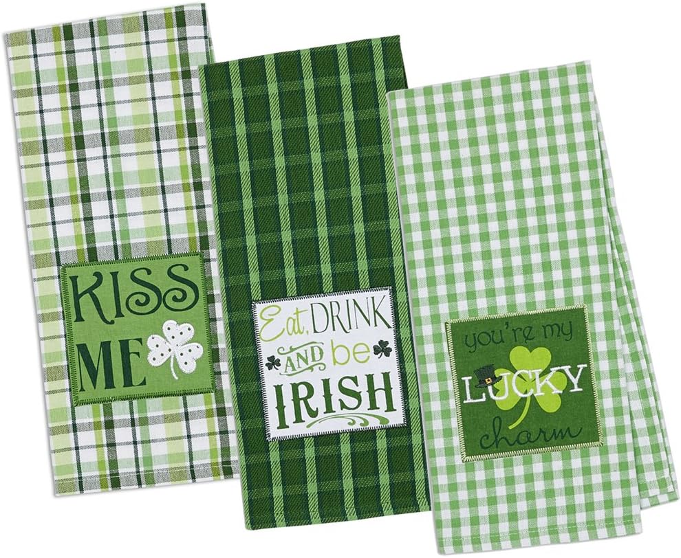 DII Celebrate St. Patrick’s Day Kitchen Collection, St. Patty’s Day, Dishtowel Set