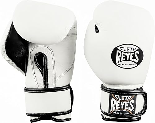 Miniatura 9 de CLETO REYES Guantes de boxeo profesionales para niños, niñas y niños, entrenamiento, sparring y perforación, MMA, kickboxing, Muay Thai, cuero,