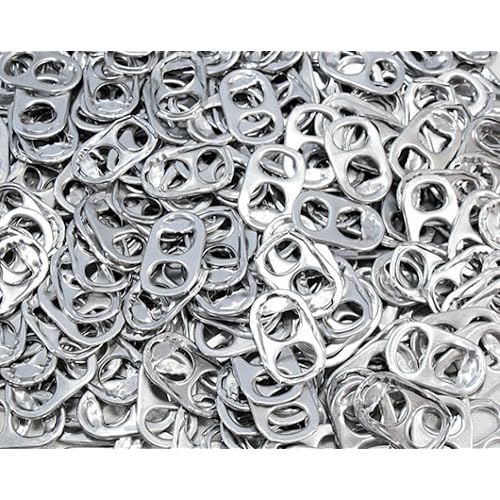 1000+ Aluminum Pop Tabs in Bulk - Soda and Beer Can Tabs For Crafts and Charity