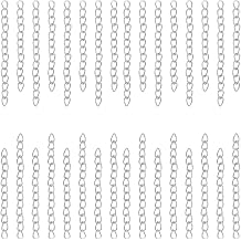 100Pcs Necklace Chain Extender for Jewelry Making,Stainless Steel Bracelets Extender Bracelet Chain Extenders Chains Extension Tails for Necklaces Bracelet,Anklets,Jewelry Making SuppliesSilver