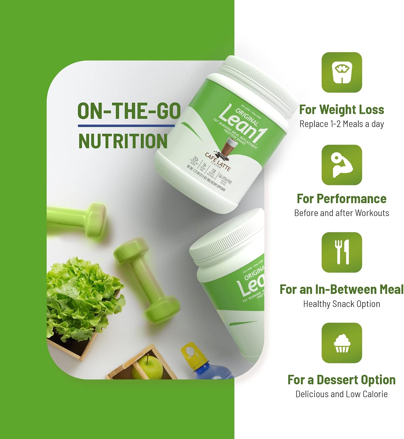 Lean1 Fat Burning Meal Replacement Protein Shake