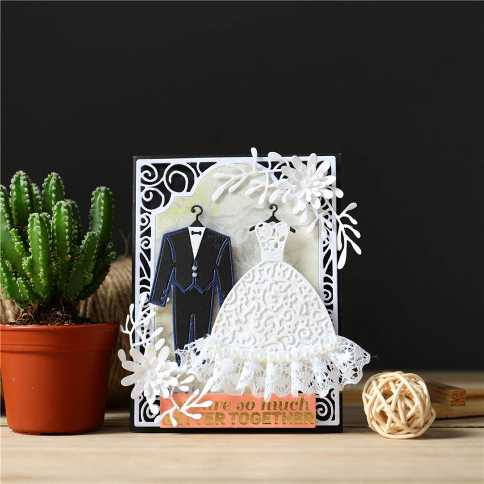 Fustella Metallica Fata Della Giungla 10cm: Creatività Scrapbooking E Biglietti - 3