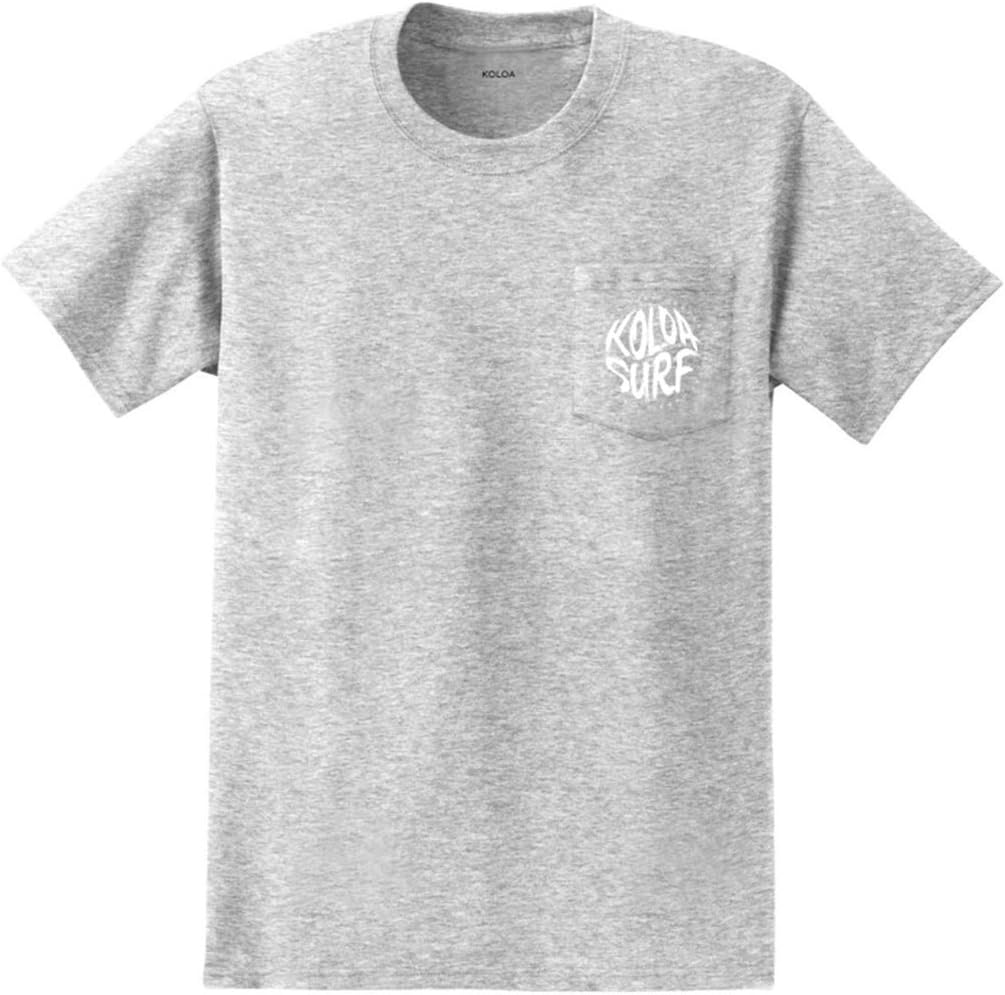Koloa Surf Brush Logo Pocket Tees in Regular, Big & Tall