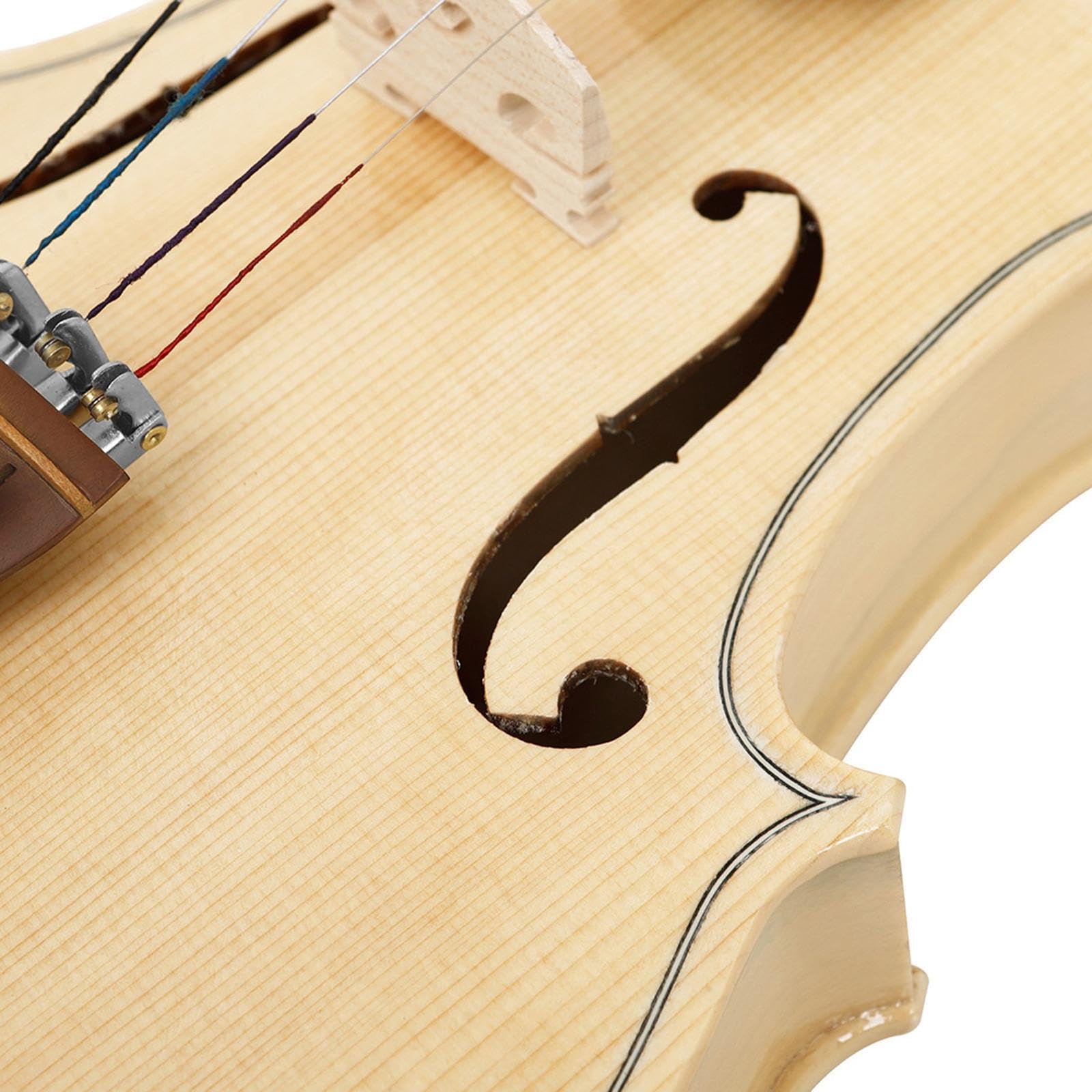 wueiooskj Eccezionale set di violino 4/4 di dimensioni standard con custodia rigida, regalo per di violino per adolescenti, principianti, studenti, amanti della musica, dimensioni