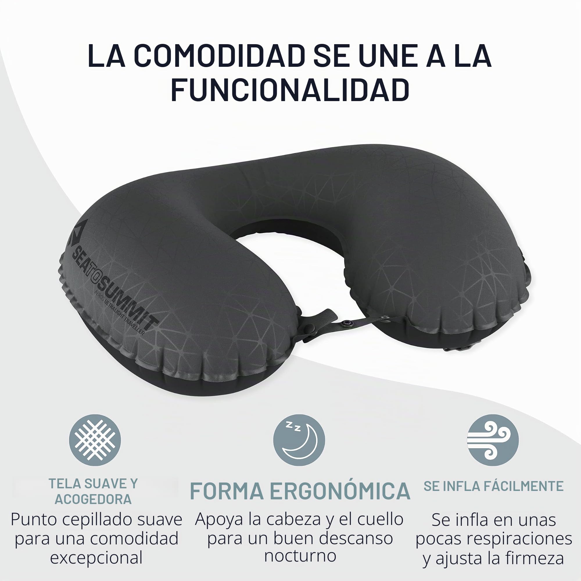 Almohada - Aeros Ultralight Pillow Traveller azul Color: azul