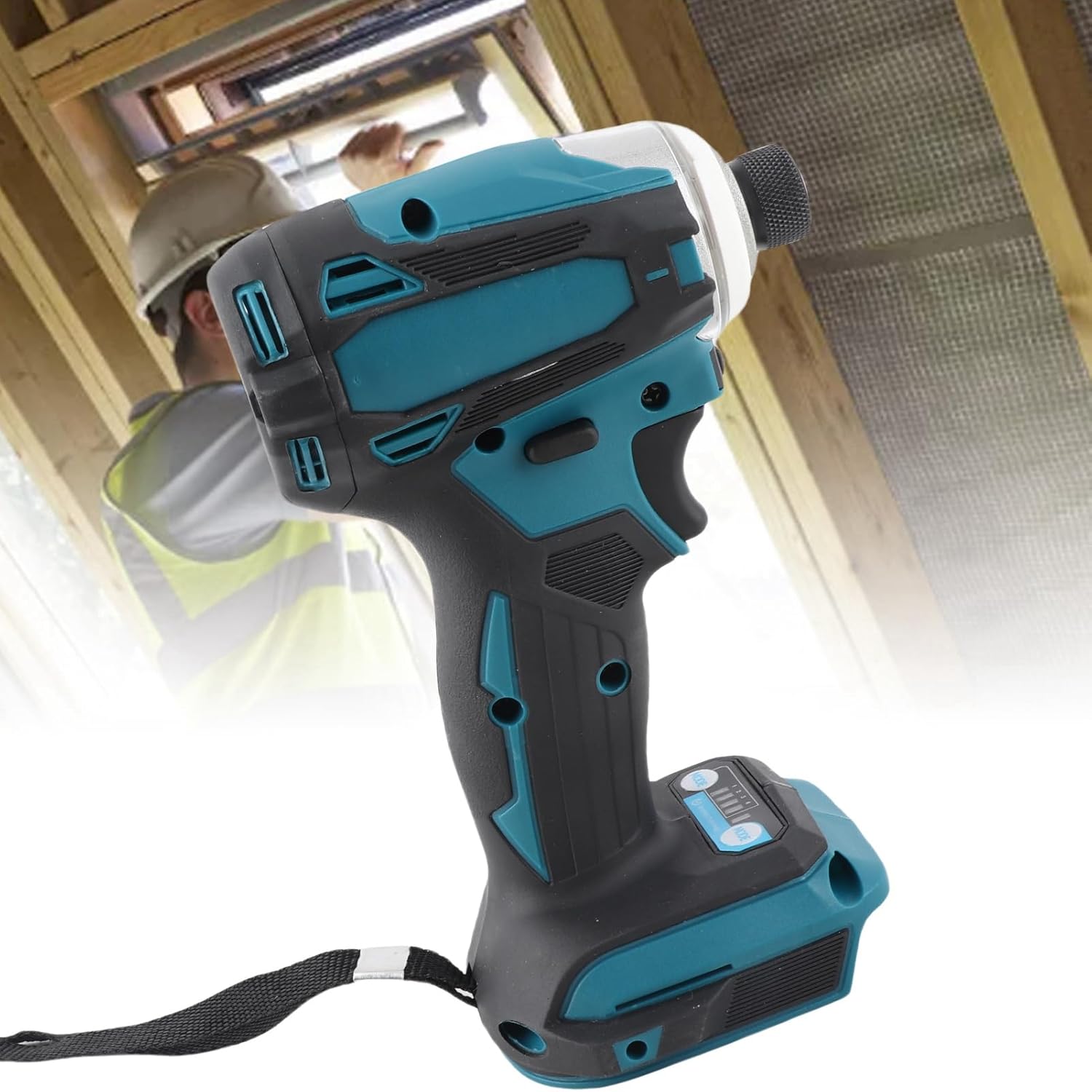 Garosa Cordless Impact Wrench, 18V Cordless Electric Screwdriver Impact Wrench Brushless Speed Power Screw Driver Set 0-3600RPM