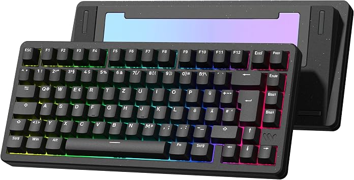 SK75 75% Aluminium Wireless Mechanical Keyboard ISO UK, 3-Modes