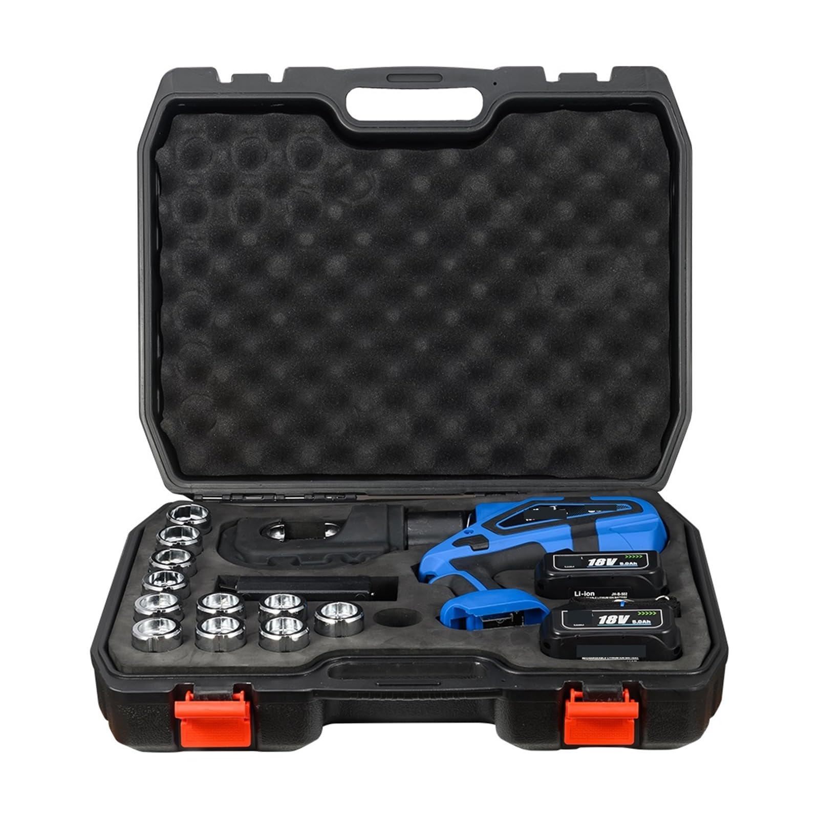 Elektryczne szczypce do zaciskania hydraulicznego, szczypce do ciągłego zaciskania akumulatorów 18 V, szczypce hydrauliczne do kabli w czasie rzeczywistym(MKZ300)