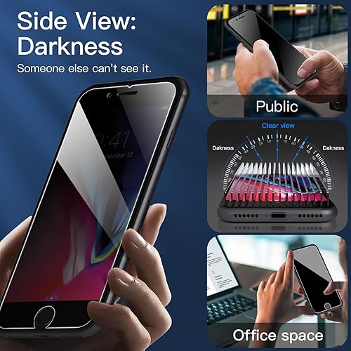 Miniatura 203 de NEW'C - Paquete de 3 protectores de pantalla para iPhone 14, iPhone 13, iPhone 13 Pro (6.1 pulgadas), protección mejorada de vidrio templado