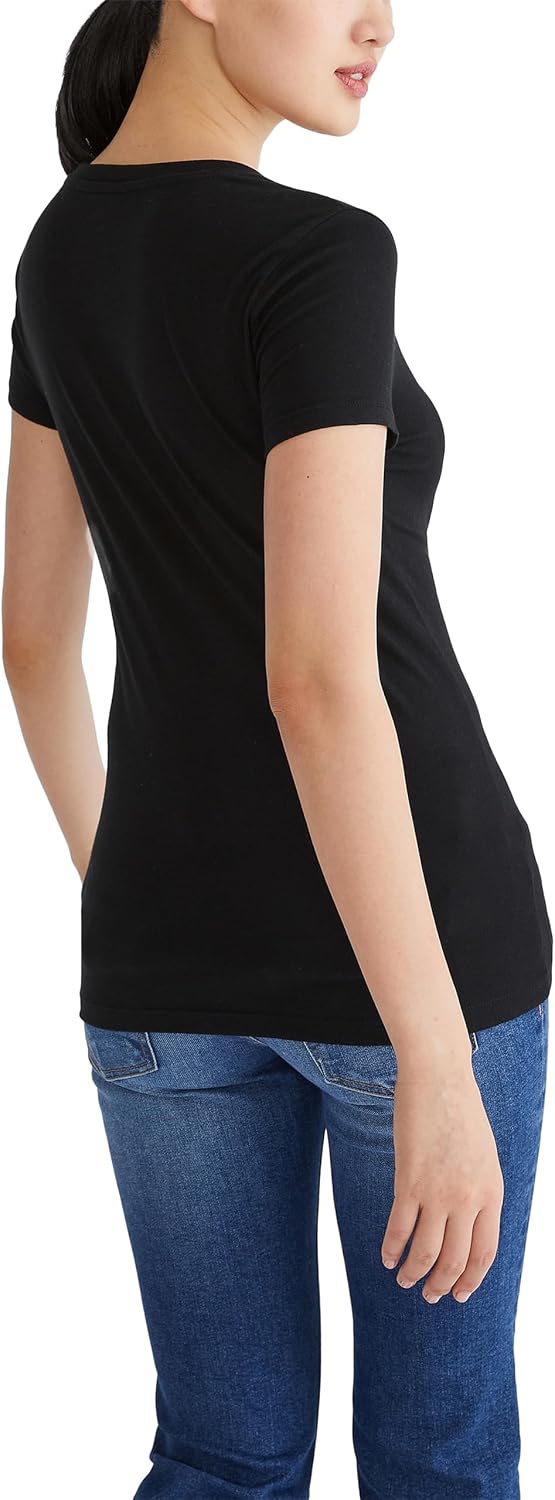 Aeropostale Women's Graphic Tee – Embroidered Butterfly Design, Slim Fit, Soft Jersey