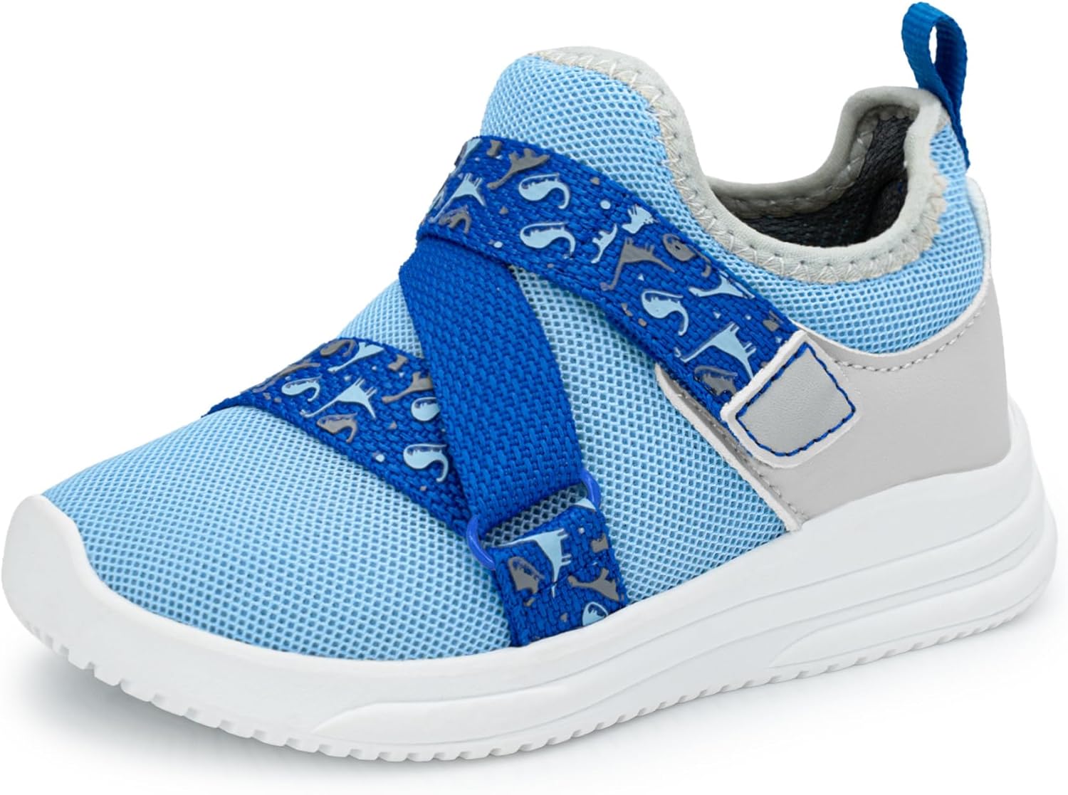 SKYWHEEL Toddler Shoes Boys Girls Tennis Slip On Sneaker Comfy Breathable Mesh Lightweight Athletic Running Walking Casual Shoes for Kids