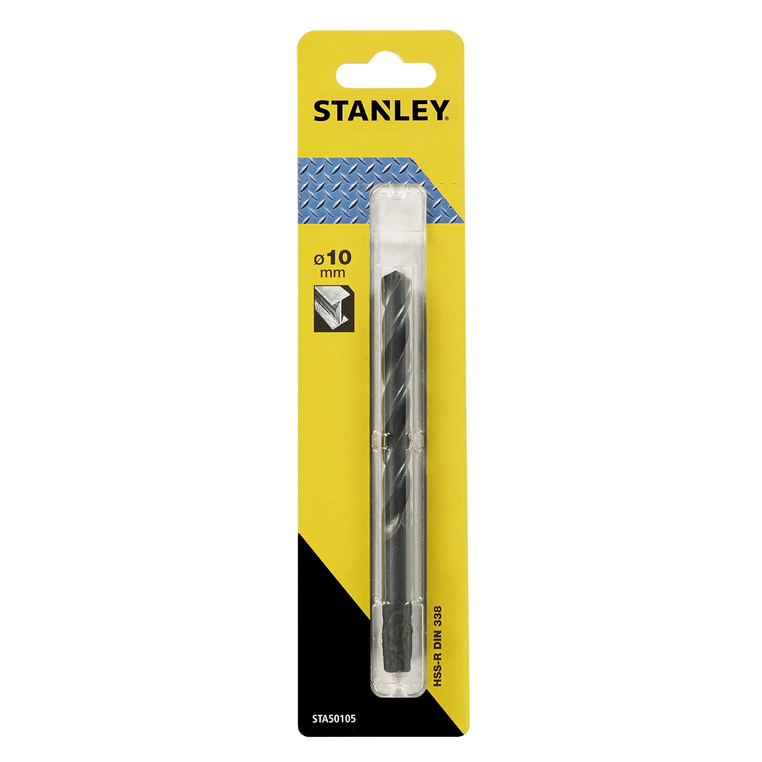 Stanley Sta50105/Qz Metal Matkap Ucu, Siyah, 1 Adet, 10 Mm