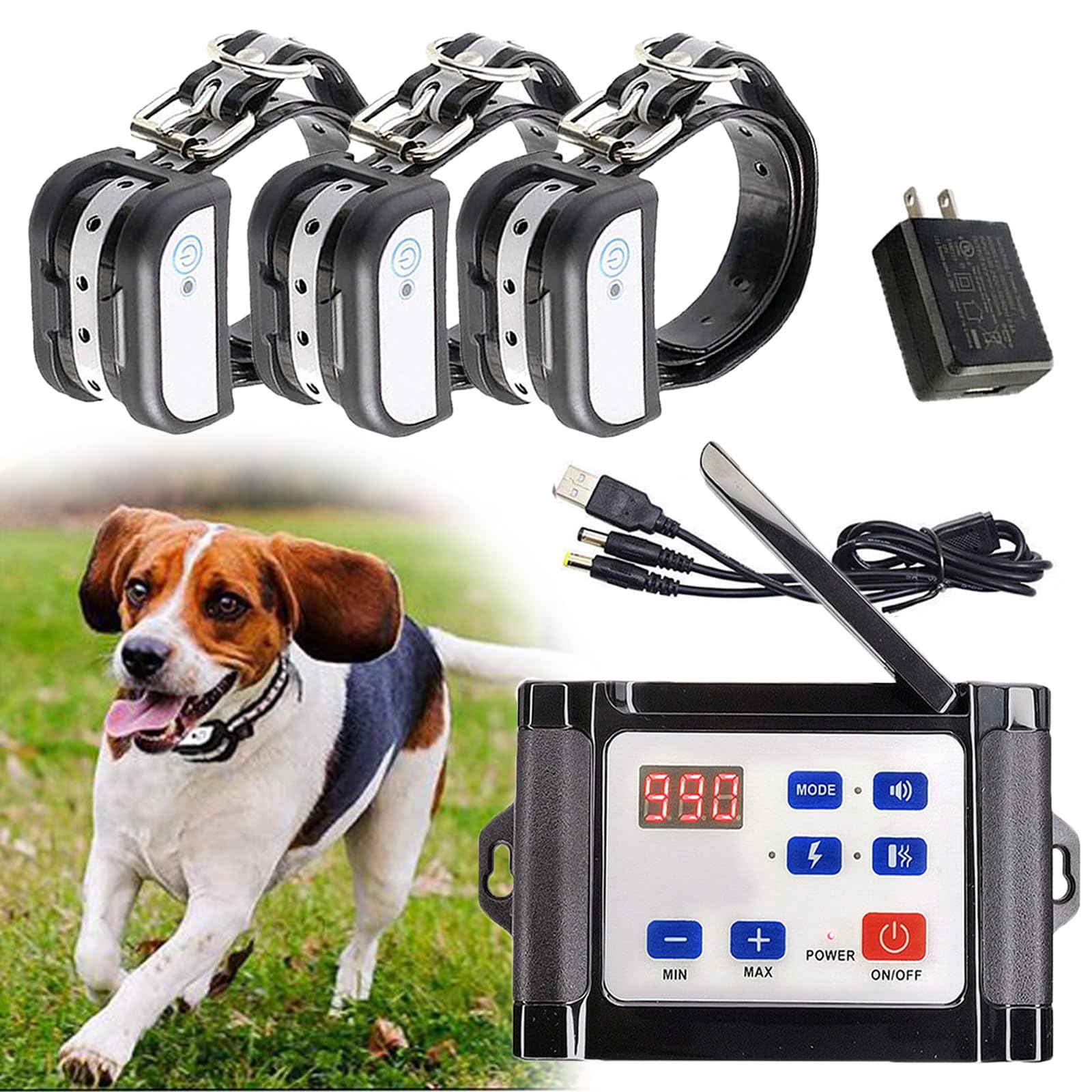 Perimeter Collar For Dogs Wireless Electric Dog Fence Pet