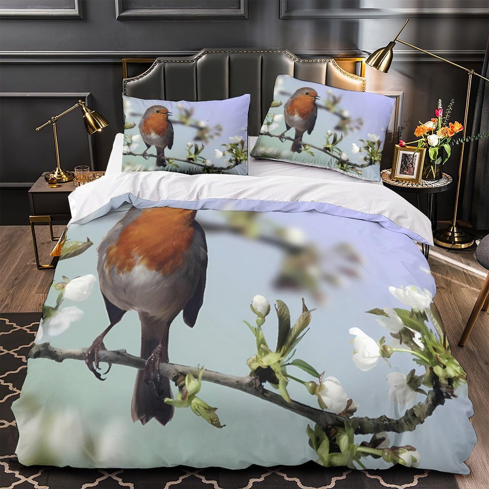 Housse de couette chat sphynx 3D en microfibre résistante et ultra douce avec fermeture éclair