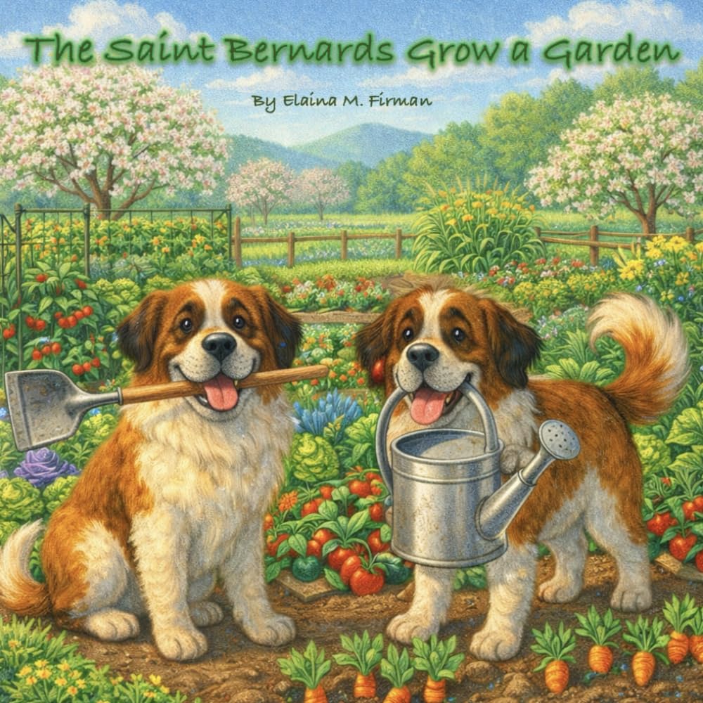 The Saint Bernards Grow a Garden