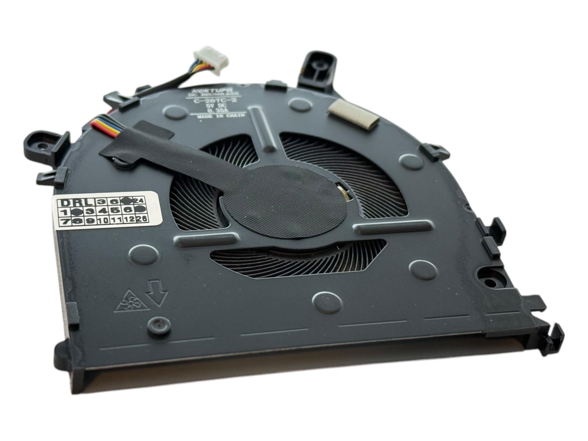 Ventola di Raffreddamento CPU compatibile per Lenovo ThinkPad E14 Gen 2 (Type 20TA, 20TB), E15 Gen 2 (Type 20TD, 20TE), E14 Gen 4 (type 21E3, 21E4), E15 Gen 4 (type 21E6 21E7) PN: 5F10Z58242