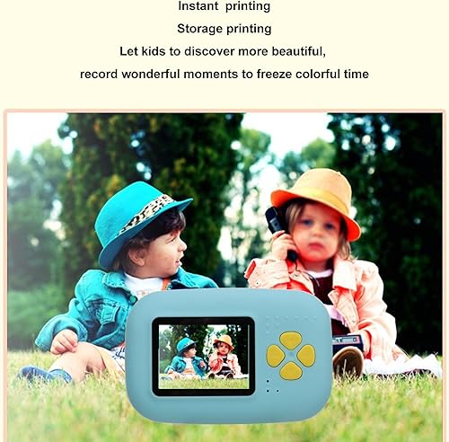 Miniatura 3 de Cámara de impresión instantánea para niños, cámara digital para niños con papel de impresión, cámara de video selfie para bricolaje, regalos de