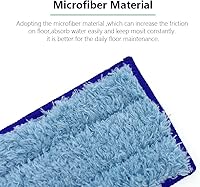 Vista 5 de Neutop Almohadilla de trapeador húmedo lavable y reutilizable de repuesto compatible con iRobot Braava Jet 240, 241, 244, 245, 250 Robot, azul