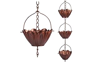 Elegant 8 ft Rain Catcher, a Symphony of Beauty for Your Garden