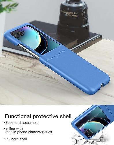 Miniatura 3 de Foluu Funda delgada para Motorola Razr Plus 2023, con 1 protector de pantalla interior suave de TPU Moto Razr Plus 2023, 1 protector de pantalla