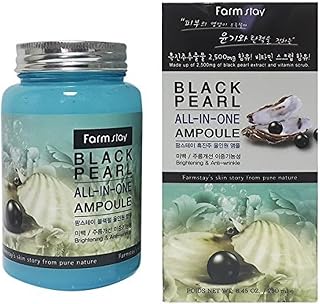Farm stay Black Pearl All In One Ampoule 250ml[8.45Oz]Anti-Wrinkle, Whitening,All Skin Types